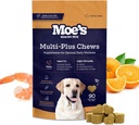 Moe 's 5- in-1 Essential Hund Multivitamin 90 Chicken Flavored Chews for Hundens immunforsvar, Heart, Hud, Coat, & Samlet Health- Vitaminer A, B12, C, D, E, Antioxidanter, Omega 3 for alle aldre & racer