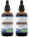 Secrets of the Tribe Bloodroot Alcohol- Free Tincture Extract, Responsible avlede Bloodroot (Sanguinaria Canadensis) Tørret rod (2x4 fl oz)
