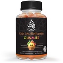 Halal Kids Multivitamin Gummies | Vitamin C, D, Zinc, A, E, B6, B12, Biotin, Folate, Inositol | Strengthen Metabolism, Bones & Immunity | Vegetarian | Gluten Free | 90 Count