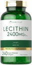 Carlyle Lecithin Supplement- 124; 2400mg - 124; 240 Softgel Kapsler - 124; med naturligt-Ocouring Phospholipid - 124; Non- GMO, Gluten Free