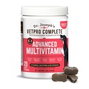 Dr. Josefs VetPro Complete Multivitamin Dog Supplement, 120 Greve (Stor Hund 60 Day Supply), 5in1 Chew med vitaminer, enzymer & næringsstoffer, Hip & fælles sundhed, immunsystem & Allergy Support