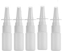 20ML Hvid tom plast Nasal Spray Flasker Pumpe Sprayer Mist Næse Spray Genopfyldelig Flaske til saltvand Vaske Anvendelse Pakning med 5