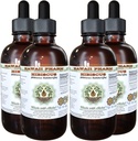 Hibiscus Alkohol- Free Liquid Extract, Organic Hibiscus (Hibiscus Sabdariffa) Tørret blomst Glycerit Hawaii Pharm Natural Herbal Supplement 4x4 oz