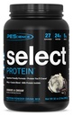 PEScience Select Protein Powder, Whey og Casein Blend, Clean Protein Powder for kvinder og mænd, lav kalorie, lav carb, Keto Friendly, Gluten Free - Cookies og Cream - 27 Servere