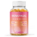 Menstruelle gumier for kvinder kan hjælpe støtte Bloating, Periode Relief Measures 124; Plant- baseret Measures 124; Cramp Bark, Magnesium, Chaste Berry Measures 124; Vegan Measures 124; Orange 60ct