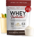 3-in-1 Whey Protein Powder Unflavored 2.2lb - 30g Grass- Fed Protein fra Whey Hydrolysat, Isolere og koncentrere pr Servering - Non-GMO, Soy- Free, Sugar- Free - 28 Servere