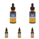 Herb Pharm Certified Organic Lemon Balm Liquid Extract for Calming Nervesystemet Support, Organic Cane Alkohol, 1 Ounce (Pack of 5)
