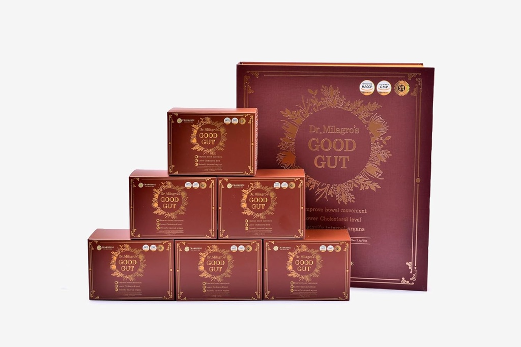 Dr. Milagro’s Good Gut - Repear Leaky Gut, Restore Gut Microbiome, Improve Bowel Movement, Detoxify Internal Organs, Support Healthy Cholesterol Level, Strong Metabolism, Colon Cleanse