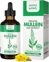 Mullein Leaf Tincture - Lung Cleanse - Vegan Lung Detox - Respiratoriske Sundhed og immunforsvar Drops - Natural Supplement Liquid Extract 4 fl.oz. Chlorophyll