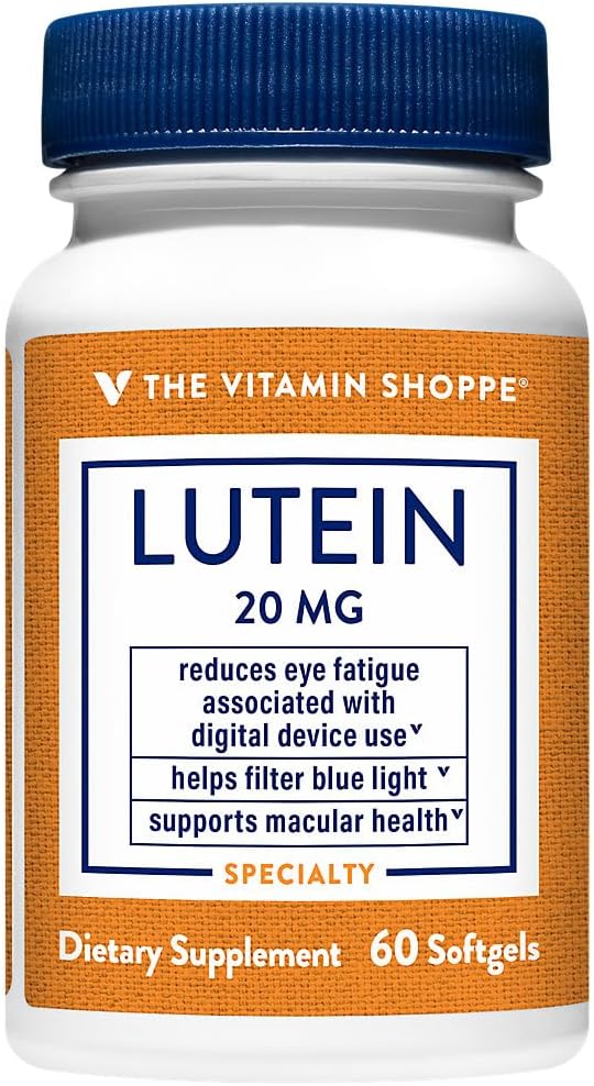 Vitamin Shoppe Lutein 20 MG (60 Softgel)