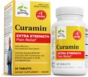 Terry Naturally Curamin Extra Strength - Curcumin & Boswellia Supplement for Healthy Circulation Support - Turmeric Supplement to Support Joints, Muscle Health & Endorphin Production - 30 Tablets