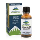 Pure Mountain Botanicals Liquid Vitamin D Drops - Unflavored Kosher D3 Liquid Drops in MCT Oil - 2000iu per Serving - 1oz Bottle