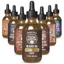 Viking Revolution Sweet Tobacco Beard Oil for mænd - Natural Herre Beard Oil med Argan Oil og Jojoba Oil - Beard Softener, Stronthens and Fuisturizes - Beard Conditioner for mænd (Sweet Tobacco, 1Pack)