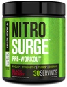 Jacked Factory NITROSURGE Pre Workout Supplement - Endeløs energi, Instant Strength Gains, Clear Focus og Intensive Pumper - NO Booster & Kraftfuld Preworkout Energy Powder - 30 Servering, Black Cherry