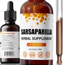 FabLab Sarsaparilla Root Tinktur - Urtetilskud til afvænning og immunforsvar - 2 Fl Oz - Alkohol- fri - ikke-GMO - understøtter sund hud, Hormonbalance, og fordøjelse