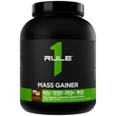Regel 1 Mass Gainer - Højkalorie vægt Gain Formel med 1,220 + kalorier, 250g + Complex Carb Blend, 40g All- Whey Protein Per Servering (8 Servering, Chokolade Peanut Butter)
