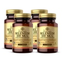 Solgar Yeast- Free Selenium 100 mcg - 100 tabletter, pakke af 4 - Understøtter Antioxidant & immunsystem Sundhed - Non- GMO, Gluten Gratis, Dairy Free, Kosher - 400 Total Serveringer