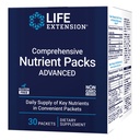 Life Extension Omfattende ernæringspakker Avanceret, Curcumin, Fish Oil, multivitamin, CoQ10, multis og kosttilskud, 30 on- The- go Pakninger, Gluten- Gratis, Non- GMO
