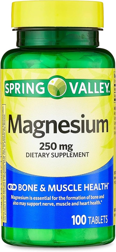 jogi Magnesiumtabletter Kosttilskud, 250 mg, Vegetarisk formula100 Tælling