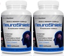 NeuroShield, Brain Supplement en Nootrop Brain Booster og hukommelse supplement, Indeholder Huperzine A, Ginko Biloba, Bacopa Plus antioxidanter til hjerne sundhed, Multi- Ingredienser, 2 flasker, 180 kapsler