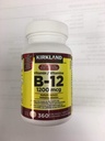 Kirkland Signature Vitamin B12, 1200mcg, 360 tabletter