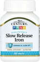 21. århundrede Slow Release Iron Tablets 60 ea