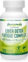 Lever Detox & Energy Support - Milk Thistle + 9 Key Ingredienser, Metabolisme & Leversundhed, 120 Veg Kapsler