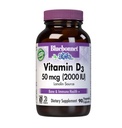 BlueBonnet Vitamin D3 2000 IE Vegetabilske kapsler, 90 Tælling