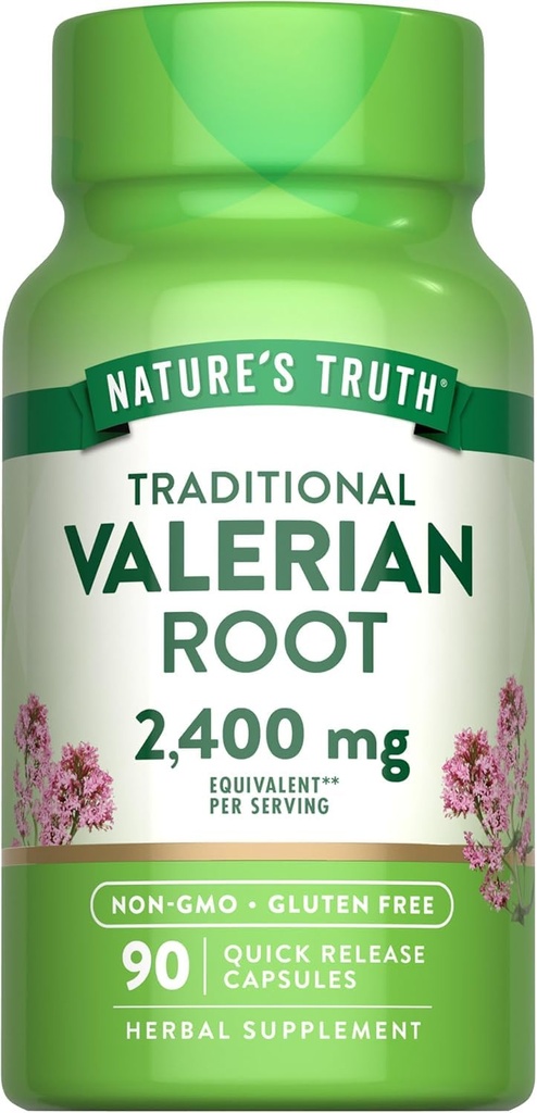 Nature 's Truth Valerian Root 1200 mg Supplement 90 ea (pakke med 3)