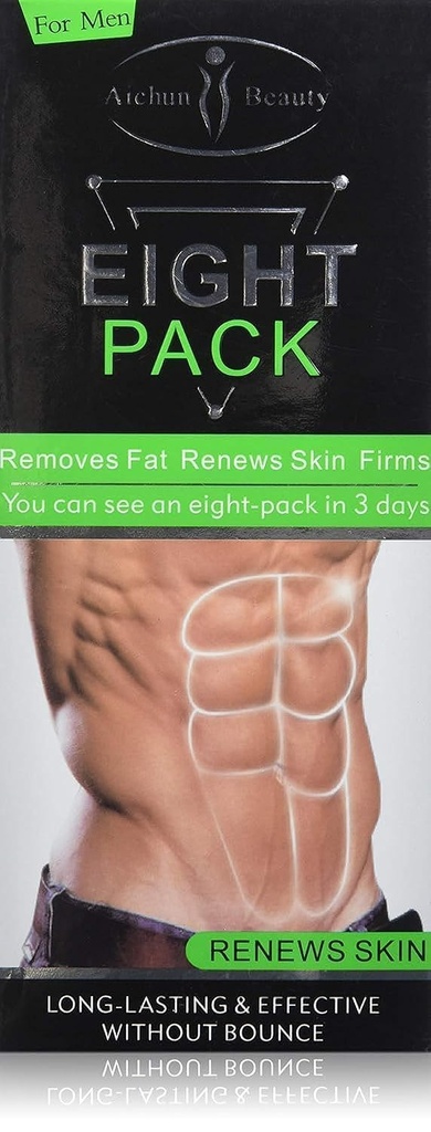 AICHUN BEAUTY 8 Pack til mænd stærk waist Manly Torso glatte linjer Tryk Fitness Belly Burning Muscle Fat Fjern Renews Skin Vægttab Slimning Cream 170g