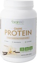 BRAINMD Dr. Amen Omni Protein Vanilla - 2.38 lbs - Plant- baseret protein pulver - fremmer energi & motion inddrivelse - Vegan, Vegetar, Sukker fri, Gluten fri - 30 Servere