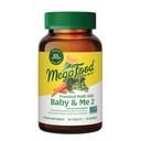 MegaFood Baby & Me 2 Prenatal Multi Minis - Prenatal Vitaminer for kvinder med cholin & methyl Folate - Glutenfri, Vegetar, Pre Natal Multivitamin for kvinder - 120 Minis Tablets, 30 Servering