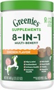 Greenies Hundetillæg 8- in-1 Multi- Benefit Chicken Flavor, 15,5 oz. Container, 80 Greve