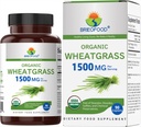 Brieofood Organic Wheatgrass 1500mg, 45 Servering, Vegetarisk, Gluten Free, 90 Vegetariske tabletter