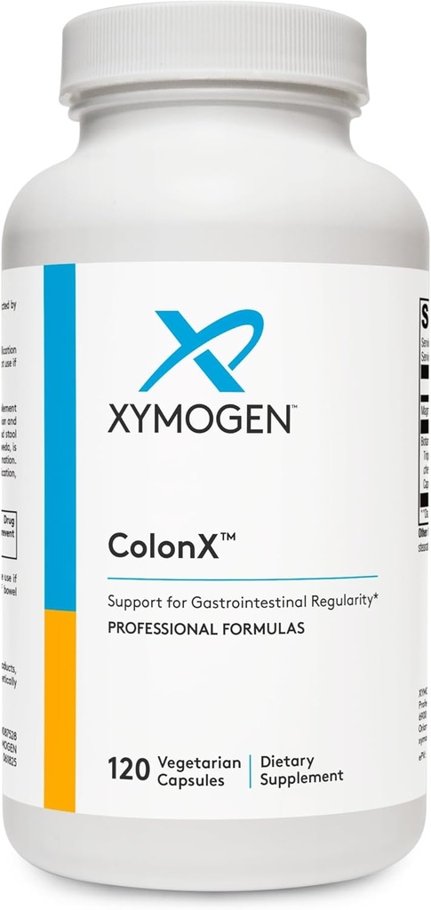 XYMOGEN ColonX Supplement - Magnesium Citrate, Cape Aloe, + Triphala kapsler til fordøjelse - Magnesium supplement - Gut Cleanse + Gut Support (120 kapsler)