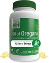 Olie af Oregano 120 Mini- Softgels against 124; Wild Hartared Measures 124; European 40: 1 Origanum Vulgare Ækvivalent med 600mg Oregano i Extra Virgin Olive Oil Measures 124; Non- GMO Gluten Free Measures 124; af Health Thru Nutrition (Pack of 120)