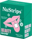NuStrips ™ Fast- Opløsning Skønhedstrips med Biotin, Folate & E-vitamin - Hår, Hud og negle supplement - Understøtter hårvækst & reducerer hårfald - Non- GMO, Vegan - Lækker Jordbær - 30 Strips