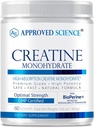 Godkendte videnskab Creatinine monohydrat pulver med BioPerine - understøtter Lean Muscle Growth and Recovery - 60 Servering - 5g Per Servering - Unflavored - Non- GMO, Vegan