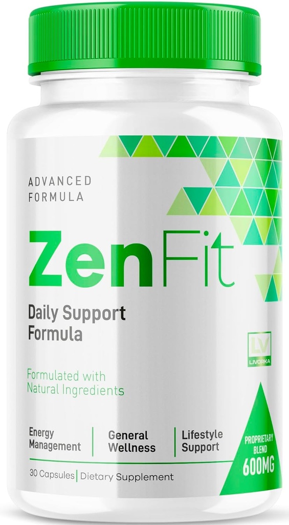 Zenfit kapsler, Zenfit supplement, Zenfit piller, Zenfit naturlige kosttilskud, ZenFit, Zenfit avanceret formel, 30 kapsler til 1 måned
