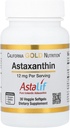 Astaxanthin by California Gold Nutrition - Featuring AstaLif ® Pure Islandsk Astaxanthin - Gluten Free, Non- GMO - 12 mg - 30 Veggie Softgels