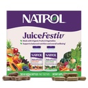 Natrol JuiceFetiv, Ultimate Fruit og Veggie Super- Food to Support Balanced Nutrition and Total Well- Being, Plus Antioxidants for Cellular Health, 60 Kapsler (2-greve), Op til en 30 dages forsyning