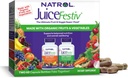 Natrol JuiceFetiv, Ultimate Fruit og Veggie Super- Food to Support Balanced Nutrition and Total Well- Being, Plus Antioxidants for Cellular Health, 60 Kapsler (2-greve), Op til en 30 dages forsyning