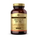 Solgar Triple Strength Omega 3 950 mg - 50 Softgels - Understøtter fælles & hudsundhed - non-GMO, Gluten Free, Dairy Free - 50 Servere