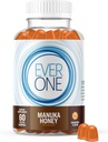 Ever One Manuka Honey New Zealand Gummies - Natural immunforsvar Support - Vegetarisk, Gelatine Free - Lækker Mandarin Flavored Immunity Gummy Vitamin