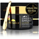 THE GOLD Shilajit Resin 124; Shilajit Pure Himalayan Organic Shilajit for mænd & for kvinder Lab Test i USA Grade A + alle naturlige kostvaner supplement med Fulvic Acid + Trace Minerals