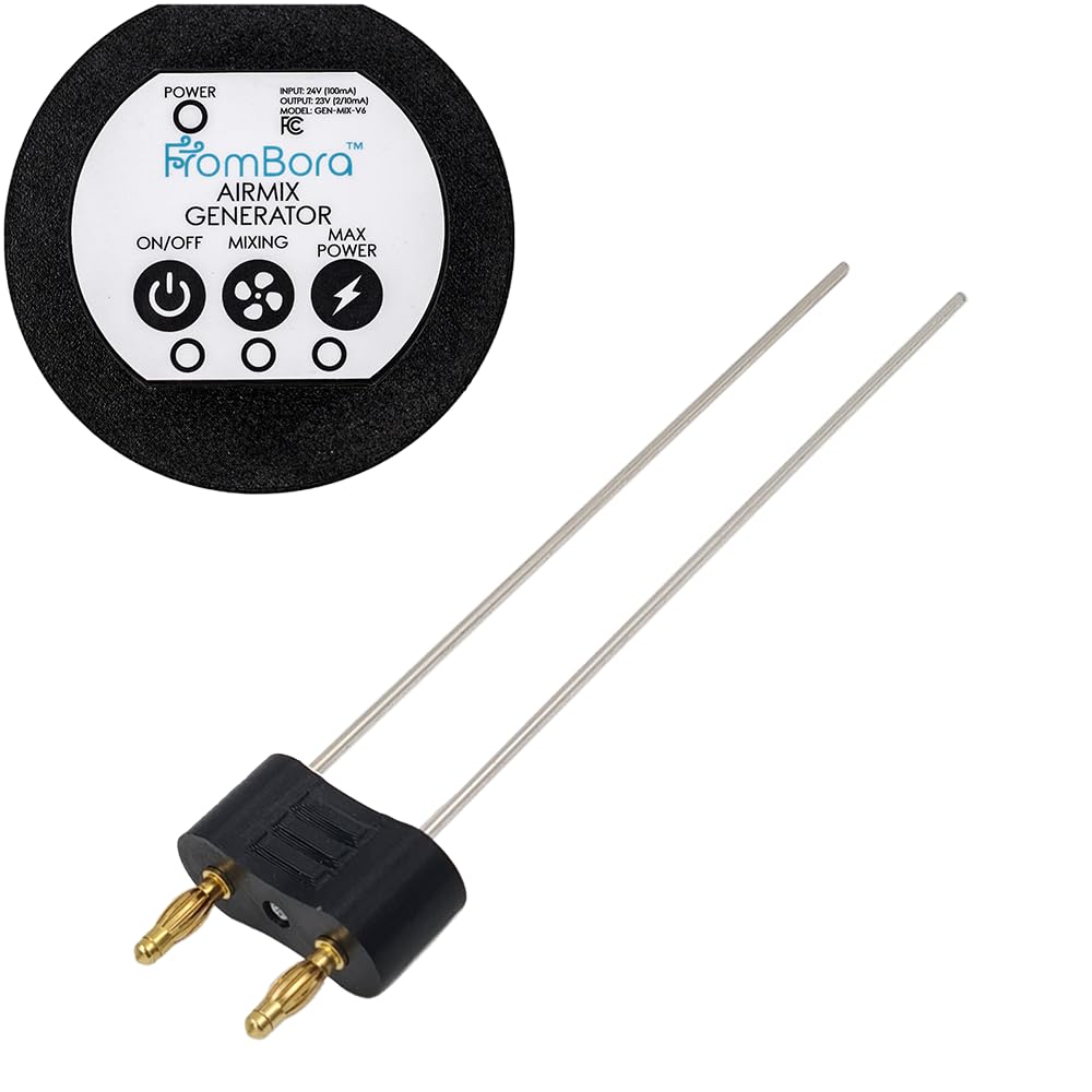 AirMix kolloid sølv generator Kit + 1pc 12ga 6 "Reserve sølv par