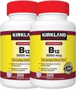Kirkland Signature B-12 5000 mcg, 300 Tablets (2 Pack)