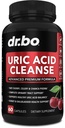 Urisyre Cleanse Support Supplement - Nyre Herbal Kosttilskud piller med Chanca Piedra, Selleri & Tart Cherry Extract Formel - Fælles støtte, Urisyre Flush & Nyre Cleanse Detox Rensning Kapsler