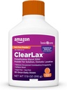 Basic Care ClearLax Polyethylen Glycol 3350 Powder for Solution, Orange Flavor, Osmotic Laxative, Afføringsmiddel, Relieves Occasional Constipation, 1,11 pund (pakke med 1)