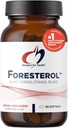 Design for Health Plant Steroler og Stanoler - Foresterol Stanol Sterol Supplement med Beta- Sitosterol fra nåletræ Pine - Designet til at hjælpe med at opretholde sunde Cholesterol Niveauer (90 Softgel)